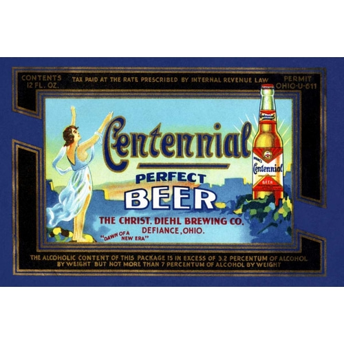 Centennial Perfect Beer Label
