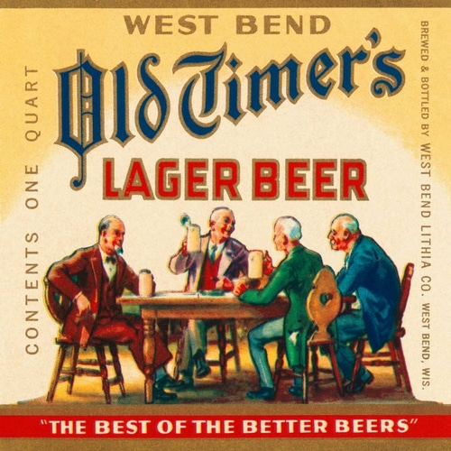West Bend Old Timers Lager Beer