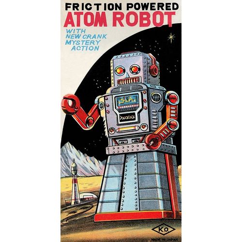 Friction Powered Atom Robot