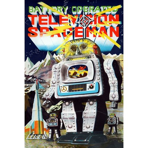 Battery Operated Television Spaceman