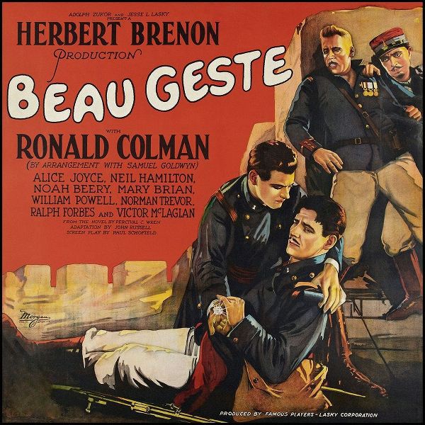 Movie Poster: Ronald Colman - Beau Geste