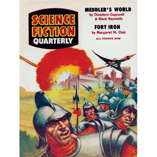 Science Fiction Quarterly: Spaceship Attack on Medieval Fortress
