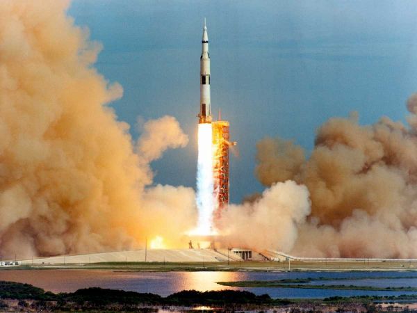 Launch of the Apollo 15 Mission to the Moon, 1971