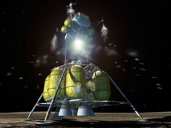 Launch of Lunar Surface Access Module (LSAM), Project Constellation