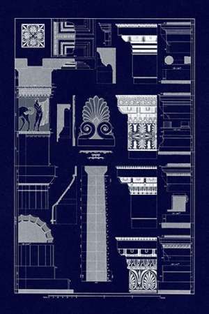 Details of Parthenon, PolyMuseumome (Blueprint)