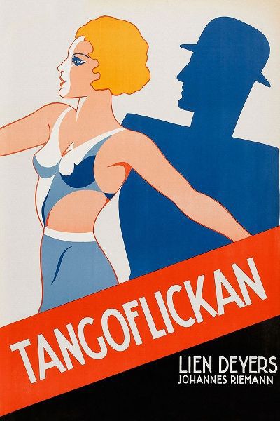 Vintage Film Posters: Tango Movies &quot;Tangoflickan&quot;