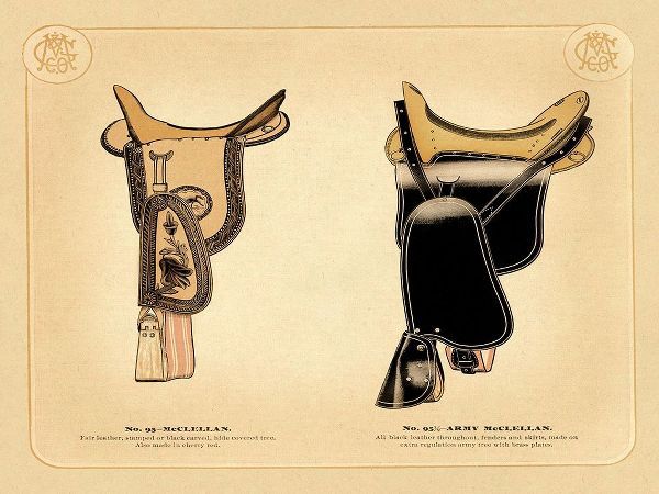 Saddles and Tack: McClellan Saddles #1
