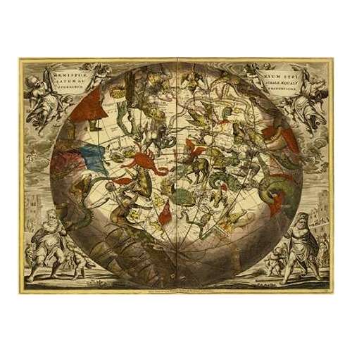 Maps of the Heavens: Haemisphaerium Stellatum Australe Aequali