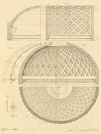 Plate 43 for Elements of Civil Architecture, ca. 1818-1850