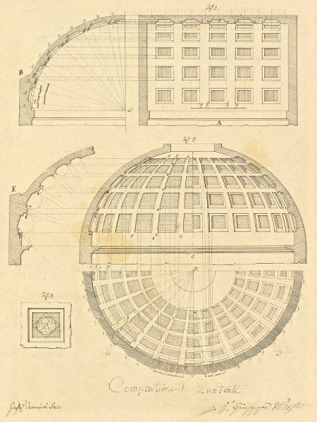 Plate 42 for Elements of Civil Architecture, ca. 1818-1850