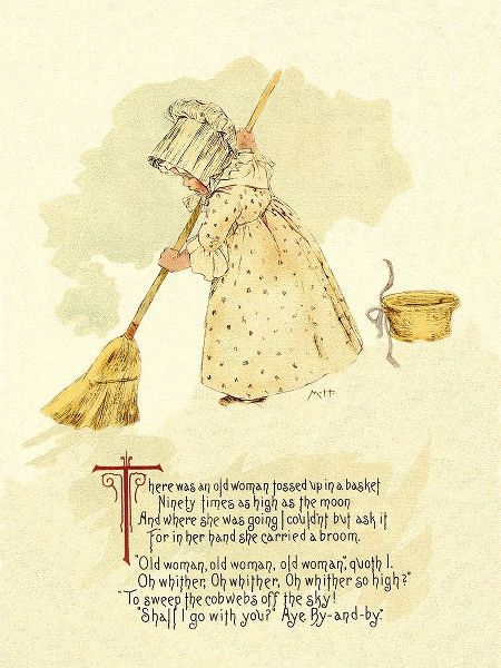 Nursery Rhymes: There Was an Old Woman Tossed Up in a Basket