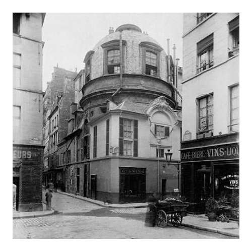 Paris, 1898 - The Old School of Medicine, rue de la Bucherie