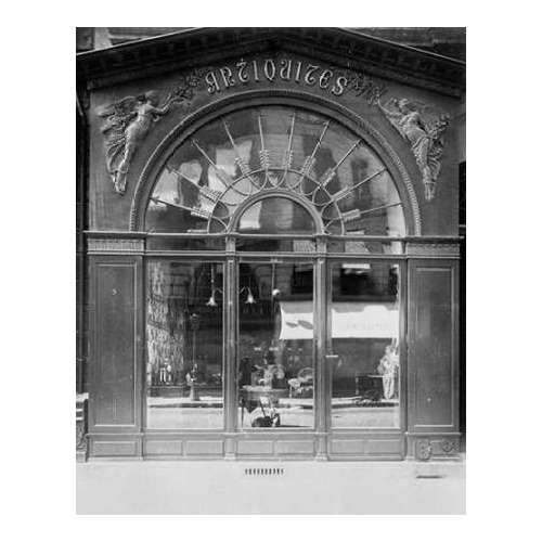 Paris, 1902 - Antique Store, rue du Faubourg-Saint-Honore