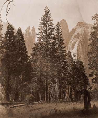 Cathedral Spires - Yosemite, California, 1861