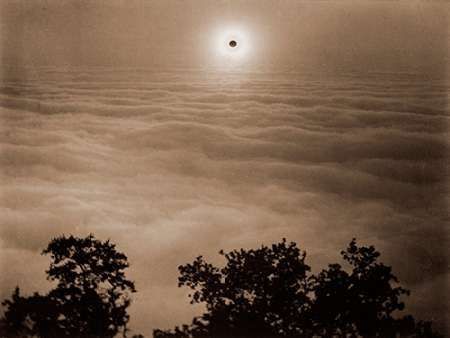 Solar Eclipse from Santa Lucia Range, California, January 1, 1889