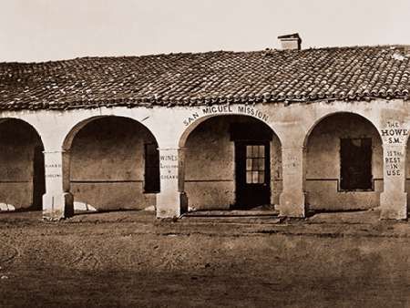 San Miguel Mission, San Miguel, California, 1876-1880