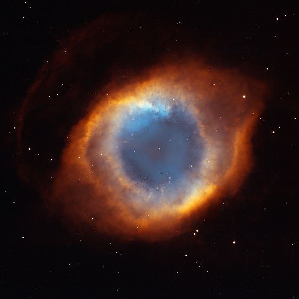 Helix Nebula - a Gaseous Envelope Expelled By a Dying Star