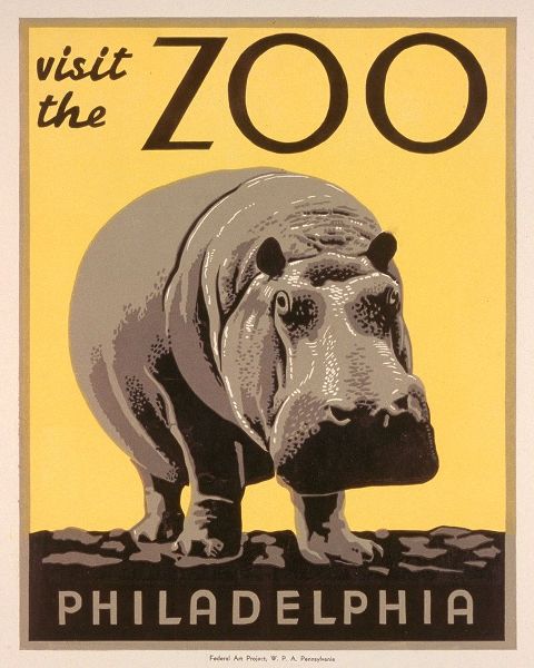 Visit the zoo - Philadelphia - Hippo