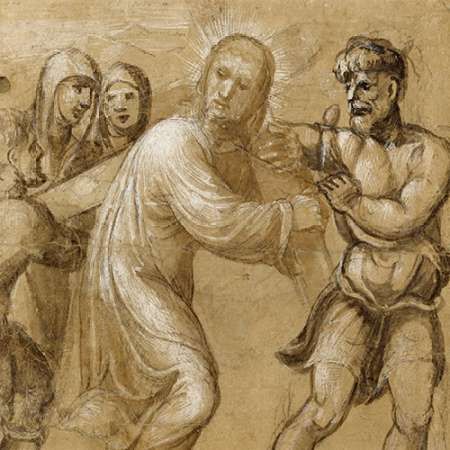 Museumist Carrying the Cross (recto); The Resurrection (verso)
