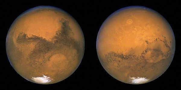 Two Sides of Mars, Aug. 23, 2003