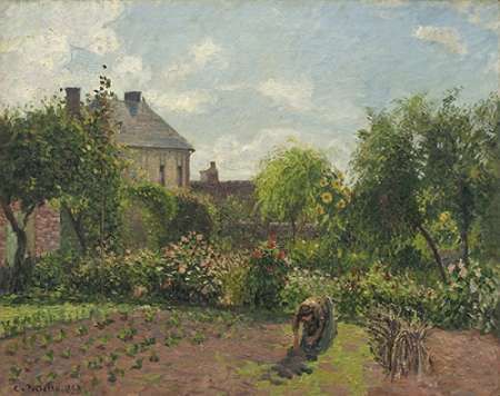 The Artists Garden at Eragny, 1898