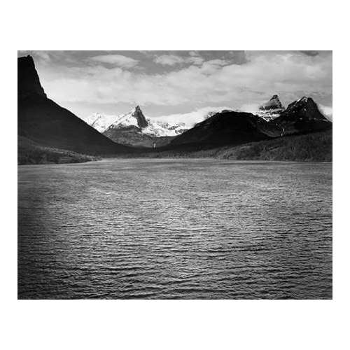 St. Marys Lake, Glacier National Park, Montana - National Parks and Monuments, 1941