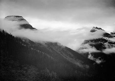 Veiled Mountains, Glacier National Park, Montana - National Parks and Monuments, 1941