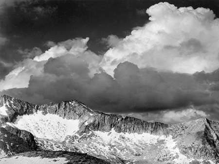 Clouds - White Pass, Kings River Canyon, proVintageed as a national park, California, 1936