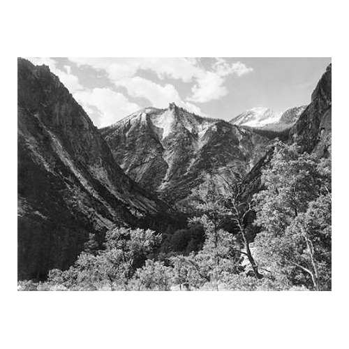 Paradise Valley, Kings River Canyon, proVintageed as a national park, California, 1936