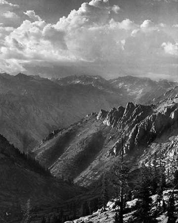 Middle Fork at Kings River from South Fork of Cartridge Creek, Kings River Canyon, proVintageed as a