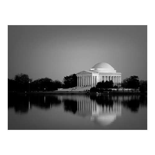 Jefferson Memorial, Washington, D.C. Number 2 - Black and White Variant