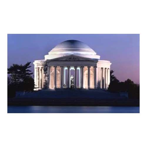 Jefferson Memorial, Washington, D.C. - Vintage Style Photo Tint Variant