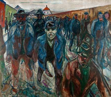 Workers on their Way Home, 1913-1914