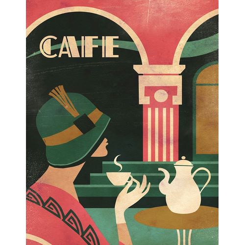 Wickstrom, Martin 아티스트의 Art Deco Cafe 작품
