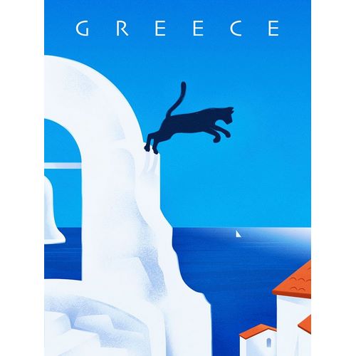 Wickstrom, Martin 아티스트의 Greece - Leaping Cat 작품
