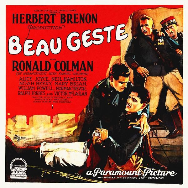 Beau Geste with Ronald Colman, 1926