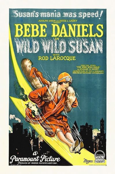 Bebe Danials, Wild Wild Susan, 1925