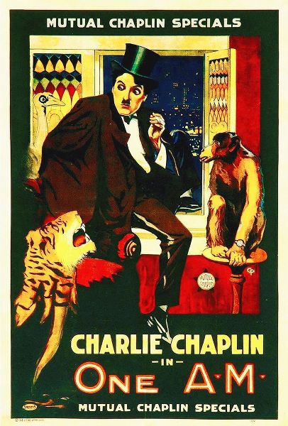 Charlie Chaplin, One A.M., 1916