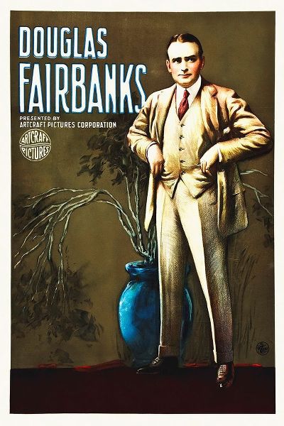 Douglas Fairbanks stock poster, 1920s