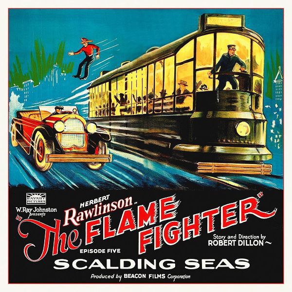 Flame Fighter, 6 sheet, 1925