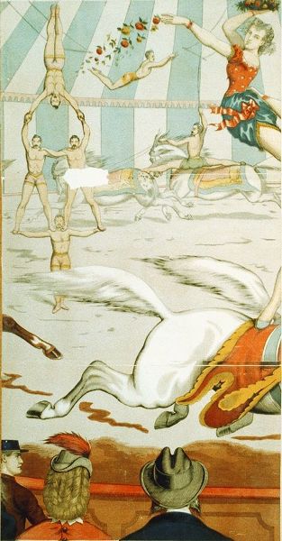 Acrobats On Horseback 3 - 1870