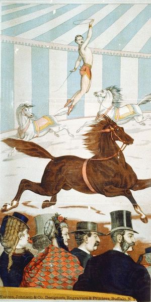 Acrobats On Horseback 4 - 1870