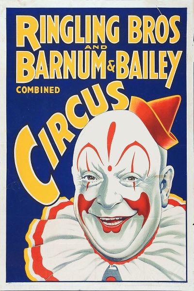 Circus Poster - Ringling Brothers And Barnum and Bailey, 1930s