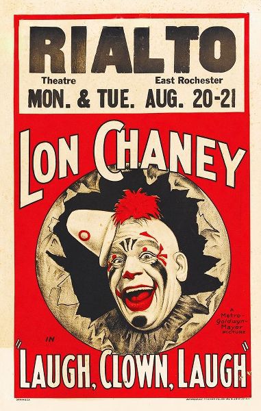 Poster - Laugh, Clown, Laugh 03