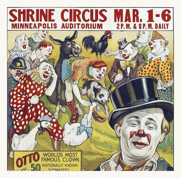 Shrine Circus - Clowns - 1935