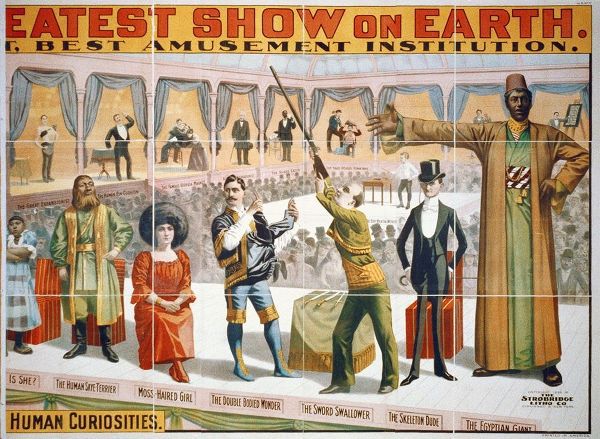 The Barnum and Bailey Greatest Show On Earth - The Peerless Prodigies Of Physical Phenomena and Marv
