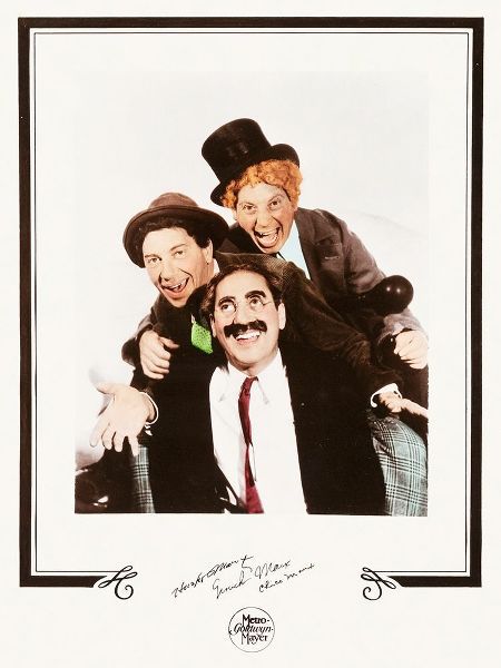 Marx Brothers - Publicity Photo - Groucho, Chico and Harpo