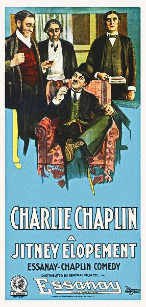 Charlie Chaplin - A Jitney Elopement, 1915