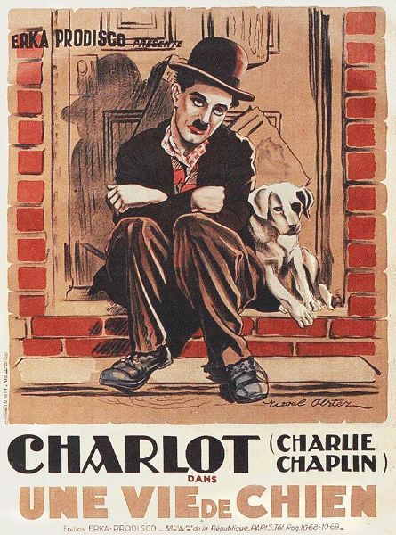 Charlie Chaplin - French - A Dogs Life, 1918