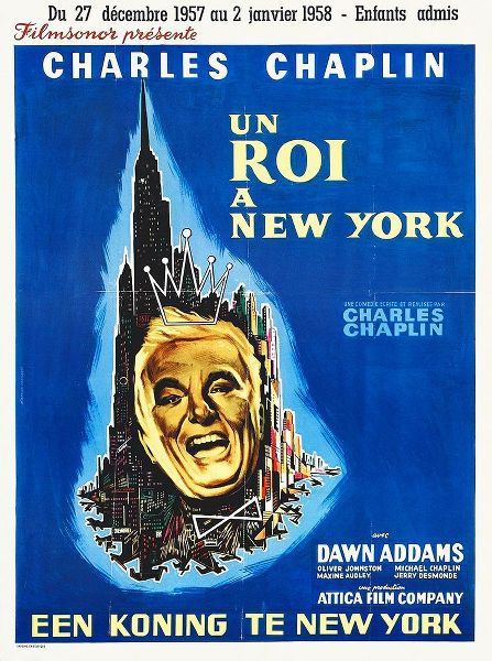 Charlie Chaplin - French - A King in New York, 1957